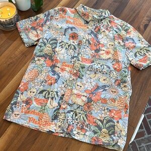 Quiksilver Men’s Button-Down Aloha Shirt